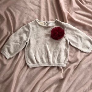 First impressions baby girl sweater 18 months